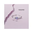 thumbnail image 5 of Simulated Alexandrite Heart Solitaire Size 4 Kids Ring - Sterling Silver, 5 of 6
