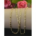 thumbnail image 2 of Exquisite Men Jewelry Gold Plated 2MM Stripe Chain Necklace Jewelry 16-30 Inch, 2 of 8