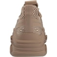 thumbnail image 3 of Steve Madden Phantom Tan Lace Up Stretchy Embellished Low Top Fashion Sneakers (Tan, 7), 3 of 9
