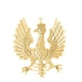 thumbnail image 1 of 10K Yellow Gold Eagle Pendant - 69 mm, 1 of 3