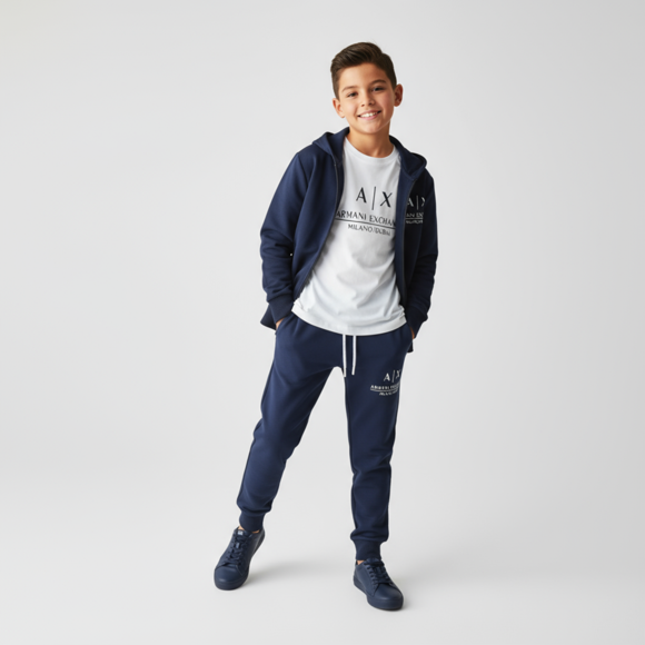JuniorKids Ensemble de Jogging Sportif pour Garçons