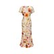 thumbnail image 1 of Vestido Bellabarnetten Naya de manga corta con cuello redondo y flores, 1 of 7