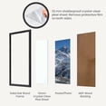 thumbnail image 4 of (12x16 in | 31x41 cm) Natural Solid Oak Wood Picture Frame Poster Frame Wall Photo Frame, 4 of 8