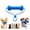 1PC, variant on Dual-Action Dog Dental Chew Toy, Dog Dental Chew Toy for Easier Teeth Brushing, Small Dog Dentals Toy, Reusable Dogs Teeth Cleaning Tool for Easier Pet Oral Care, Small Medium Large Dogs