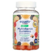 Equate Multivitamin Gummies for Immune Support, Mixed Berry Orange and Peach, 150 Count