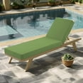 thumbnail image 4 of Codi Lounge Chair Cushion, Outdoor Chaise Cushions for Pool, Double Waterproof Fabric, 70 x 22.5 x 3.5 Inch Green, 4 of 14