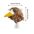 thumbnail image 2 of Porch Goose Braid Cute Lawn Goose Statue Braid Porch Goose Outfits for Outdoor Garden Patio Yard Goosey Decoration - E, 2 of 3