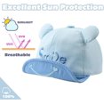 thumbnail image 3 of JANGANNSA Baby Duck Cap Infant Kids Sun Hat Bear Cute Cartoon Caps Spring Summer 6-24Months, 3 of 4
