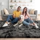 thumbnail image 2 of Peluche Area Rug Noahas de 8 x 10 pies de grosor, color gris oscuro, 2 of 8