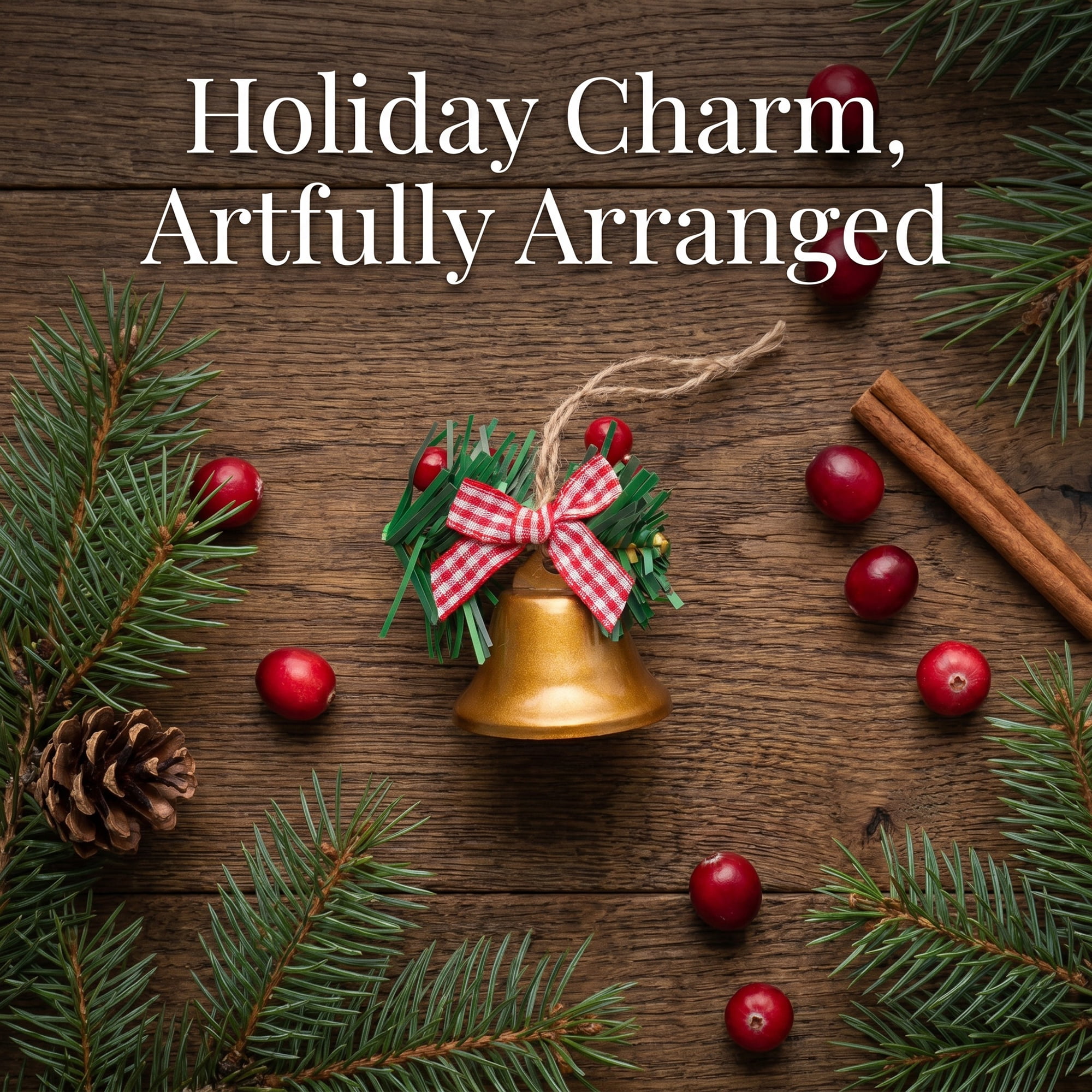 Unique Bargains 10Pcs Christmas Ornaments Rustic Iron Bells Gold 1.8"L x 1.8"W x 5.3"H