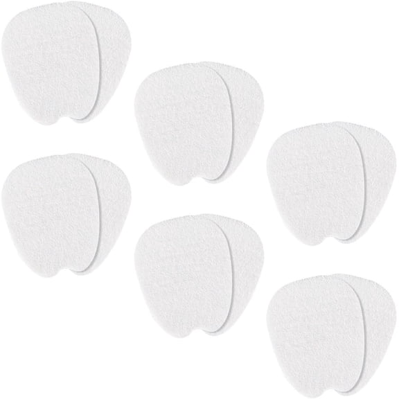 6 Pairs White Breathable Forefoot Pads Shoe Tongue Patches Thin Felt Half Insoles High Heel Inserts for Ball of Foot Cushioning and Blister Prevention in Women’s Shoes