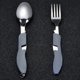 thumbnail image 2 of Juego de cubiertos para utensilios de camping (tenedor/cuchara/cuchillo), 1 paquete, azul, 11 Feliz Sencillez, 2 of 5