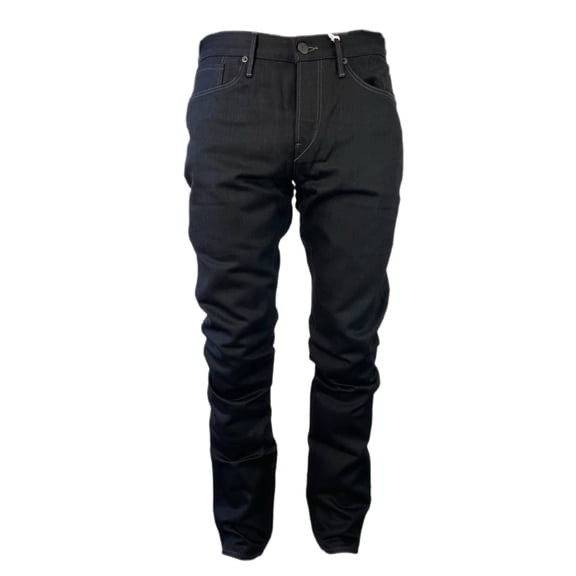 3X1 Men's Selvedge 5 Pockets Denim Straight Jeans, Black, 38