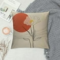 thumbnail image 2 of Creowell   Boho Mid Century Throw Pillow Covers Minimalistic Moon Decorative Watercolor  Pillow Cases Square Pillocases for Bed Sofa, 2 of 5