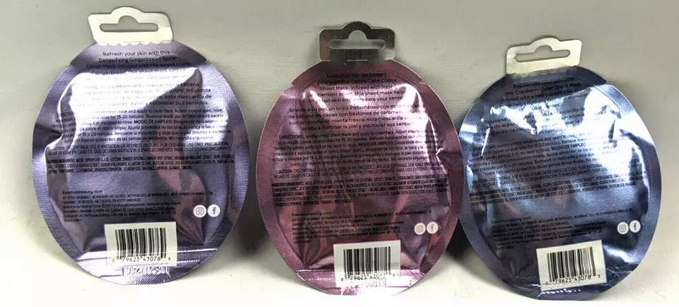 (36) Freeman Face Sheet Masks Gift Set – Hydrating, Detoxifying, Brightening