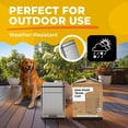 thumbnail image 3 of Bote de basura para excrementos de perro AnimoGoods de acero inoxidable, 5 litros, impermeable, 3 of 8