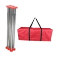 thumbnail image 2 of Soporte de trabajo portátil con bolsa de almacenamiento de tela Oxford, resistente, práctico, fácil de instalar, patas de mesa de camping para casa, 6 patas, 2 of 8