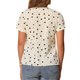 thumbnail image 3 of BLUSA ESTAMPADA DE PUNTOS EN V PARA MUJER INSPIRE CHIC MANGA CORTA TOP PARA TRABAJAR XS Negro-Abricot, 3 of 6