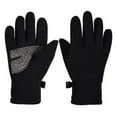 thumbnail image 1 of Guantes térmicos gruesos y cálidos de invierno con dedos completos para correr, esquiar y deportes al aire libre, color negro, talla L/XL, 1 of 5