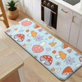 thumbnail image 5 of Red Mushroom Flower Light Pattern Kitchen Rug Mat,Kitchen Runner Rugs Non Skid Washable,Decorative Kitchen Floor Mats for Kitchen,Sink,Laundry,17"x47.2", 5 of 7