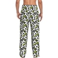 thumbnail image 3 of Goofa Soccer and Football Printed Soft Pajama Pants for Men, Wide Leg Comfy Casual Lounge Yoga Pants-Medium, 3 of 9