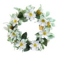 thumbnail image 2 of Floral Wreath, Door Wreath, 15.75'' Artificial White Magnolia Wreath for Front Door, Wedding Decoration Wall Decor 50% Saving, 2 of 8
