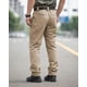 thumbnail image 2 of Pantalones tácticos Tooprvix para hombre con stretch y resistentes al agua en color caqui, 2 of 7
