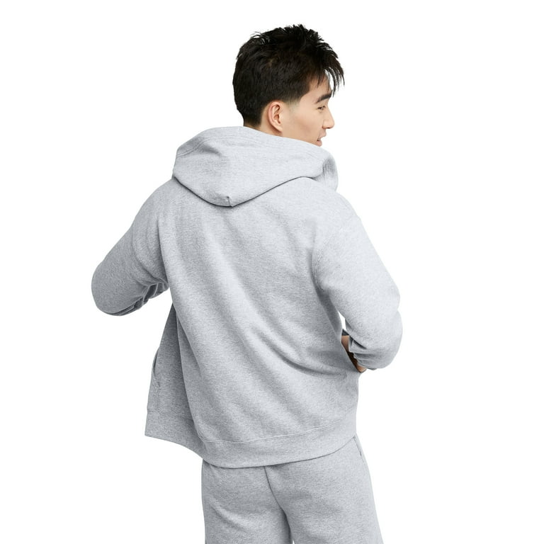 Men's Grey Fleece Hoodie Sz outlet XXL