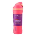 thumbnail image 2 of Owala FreeSip Stainless Steel Water Bottle, 19oz Pink, 2 of 9