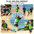 thumbnail image 4 of Kanu Surf T-Shirt de Bain à Manches Courtes UPF 50+ pour Garçons, Contraste Vert, 2T, 4 of 4