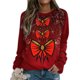 thumbnail image 5 of Sudadera con Cremallera Gibobby Navidad Imprimir Casual Vino XL, 5 of 5