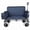 Dark Blue, variant on 3-in-1 Folding Wagon with Bench Seat, Patent Protected, 500lbs Capacity, 9"×4" Beach Tires, Includes 1 Ice Pack