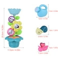 thumbnail image 6 of Guzom Baby & Toddler Toys Gift- Flower Waterfall Water Station Will Spray Water Animal Fun Bath Toy Set, 6 of 8