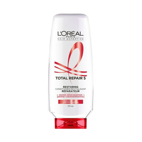 L'Oréal Paris Total Repair 5 Restoring Conditioner 375 ml, Damaged Hair Repairing Conditioner