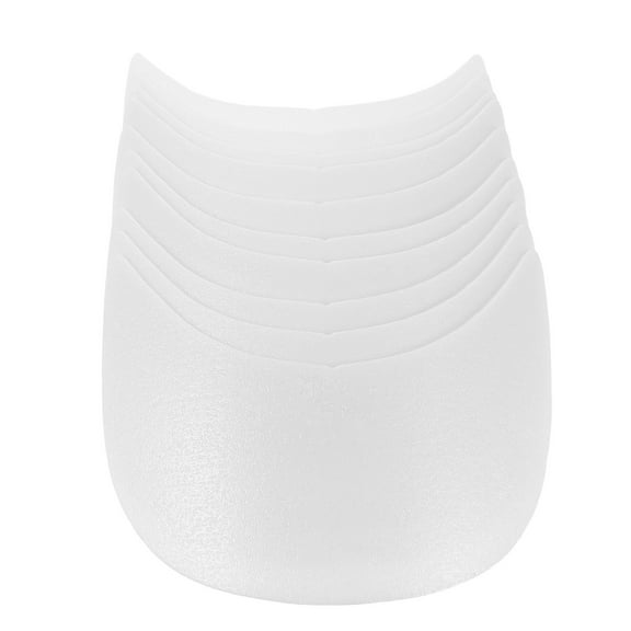 OUNONA White Plastic Hat Insert for Baseball Caps, Craft Projects, Adjustable Size, and Lightweight