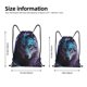 thumbnail image 2 of Fotbe Purple Sky Wolf Bolsa Mochila con Cordón Estampada, Bolsa de Gimnasio Deportiva, Bolsa Cinch, Bolsa con Cordón para Hombres y Mujeres-Small, 2 of 6