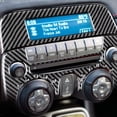 thumbnail image 4 of Real Bright Soft Car Interior Carbon Fiber Sticker Decoration2Pcs For Chevrolet Camaro 2010-15 Carbon Fiber Central Console Panel CoverAuto Car Protection Interior Accessories, 4 of 8