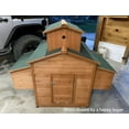 omitree Deluxe Large Wood Chicken Coop Backyard Hen House 610 Chickens