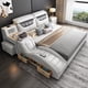 thumbnail image 2 of Marco de cama Tatami moderno Queen para niños, diseño turco inteligente ajustable para niños, viene con otros muebles de dormitorio para niños, 2 of 4