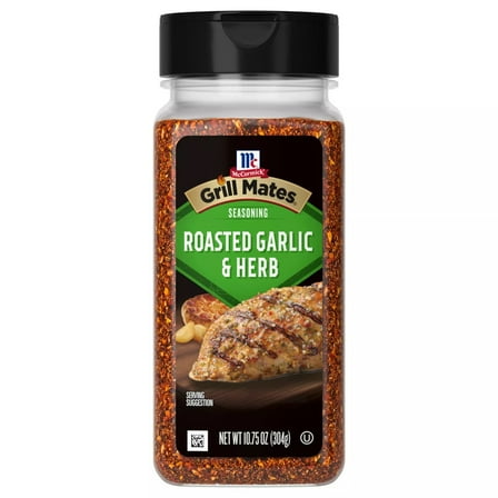 McCormick Grill Mates Roasted Garlic & Herb Seasoning, 10.75 Ounce