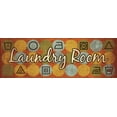 thumbnail image 2 of N Harbick 32x14 Gallery Wrapped Canvas Wall Art Titled - Laundry Symbols Panel I, 2 of 4