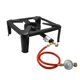 thumbnail image 1 of Single Propane Outdoor Burner Cast Iron Stove LPG Gas Cooker for Outdoor Camping BBQ, 1 of 5