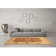 thumbnail image 3 of Ahgly Company Indoor Rectangle Abstract Brown Modern Area Rugs, 2' x 3', 3 of 4