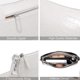 thumbnail image 3 of Bolso de hombro pequeño bolso de mano cruzado para mujer 10,63 × 5,12 × 2,13 pulgadas, 3 of 6