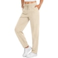 thumbnail image 5 of Fantaslook Womens Pants Stretch Knit Casual Lounge Pants Drawstring Athletic Work Pants with Pockets, 5 of 10