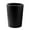 Black, variant on Basiess Garbage Can | Small Trash Can, Plastic Wastebasket for Bathroom Kitchen Office, Round Compact Bin, Easy Clean Navy