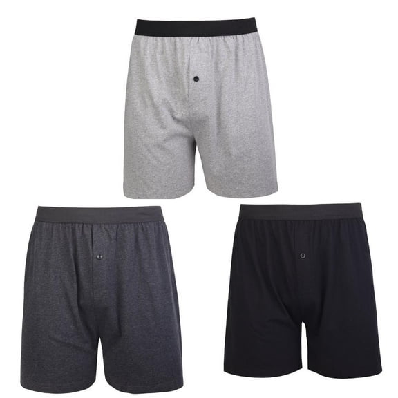 NEW MENS 3 PICES TALL & BIG USA EXCELLENT DESIGN COTTON KNIT BOXERS UNDERWEAR SIZE -3XL WITH FREE SHIPPING