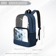 thumbnail image 7 of ZIATUBLES Clear Backpack Heavy Duty, Electric Soccer Ball Printed Fabric & PVC Transparent Bookbag with Reinforced Strap, Large Capacity See Through Backpack for School, Travel, 7 of 7
