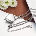 thumbnail image 6 of Crystal Urn Necklace Heart Memorial Keepsake Pendant Ash Holder Cremation Jewelry for Ashes, 6 of 7