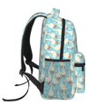 thumbnail image 3 of KLL White Geese and Flower Print Casual Backpack for Men Women,Travel Casual Backpack Outdoor Activities Bag Daypack for Travel Hiking Shopping Daily, 3 of 4
